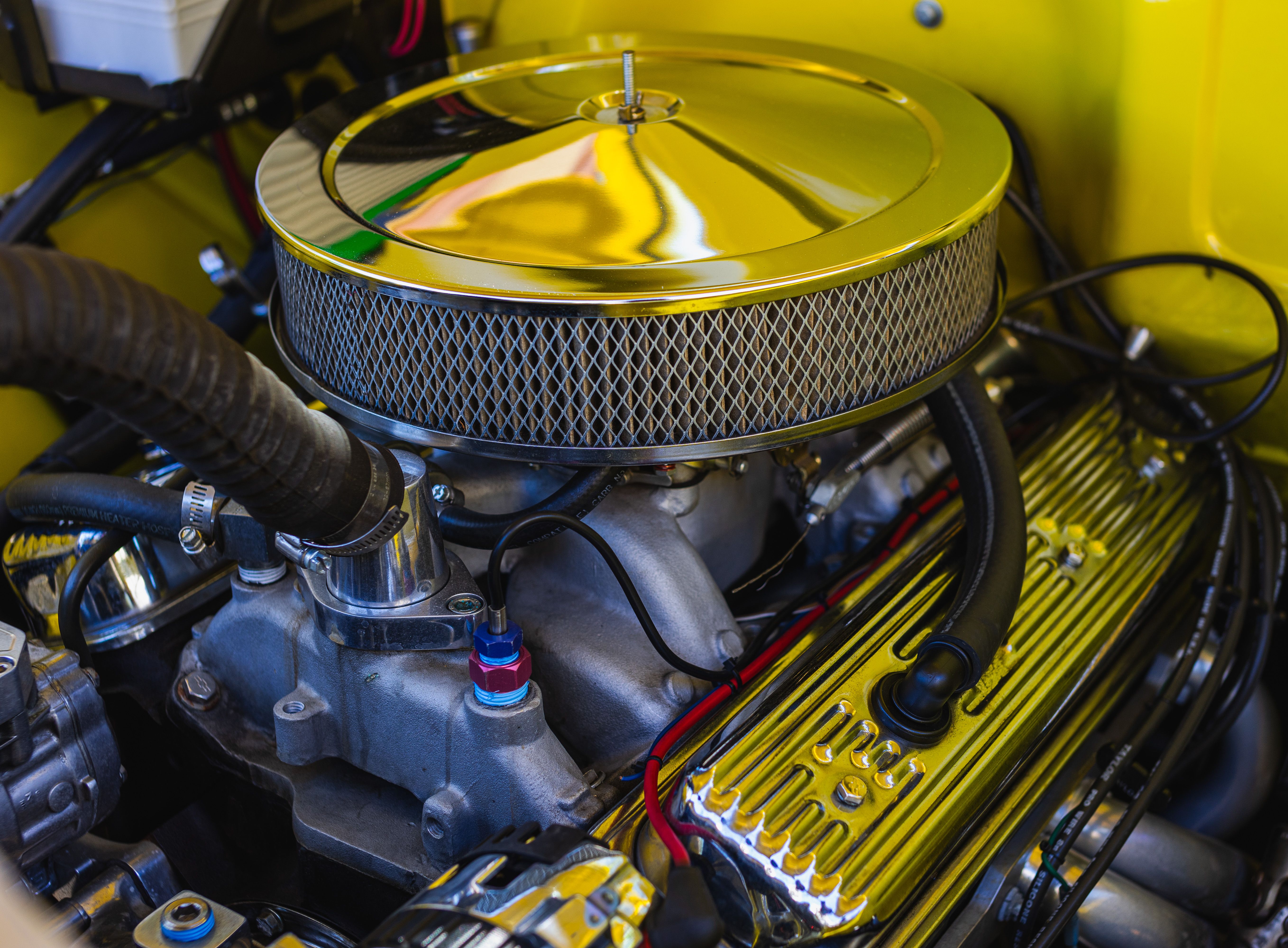 Engines staged for export